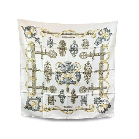 Hermes Vintage Silk Scarf Ferronnerie